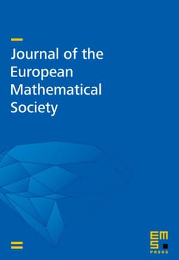 Journal of the European Mathematical Society